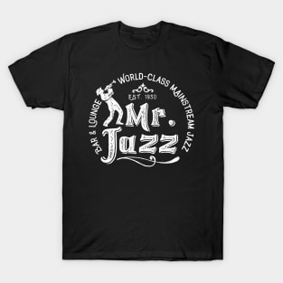 Vintage Jazz Club Design T-Shirt